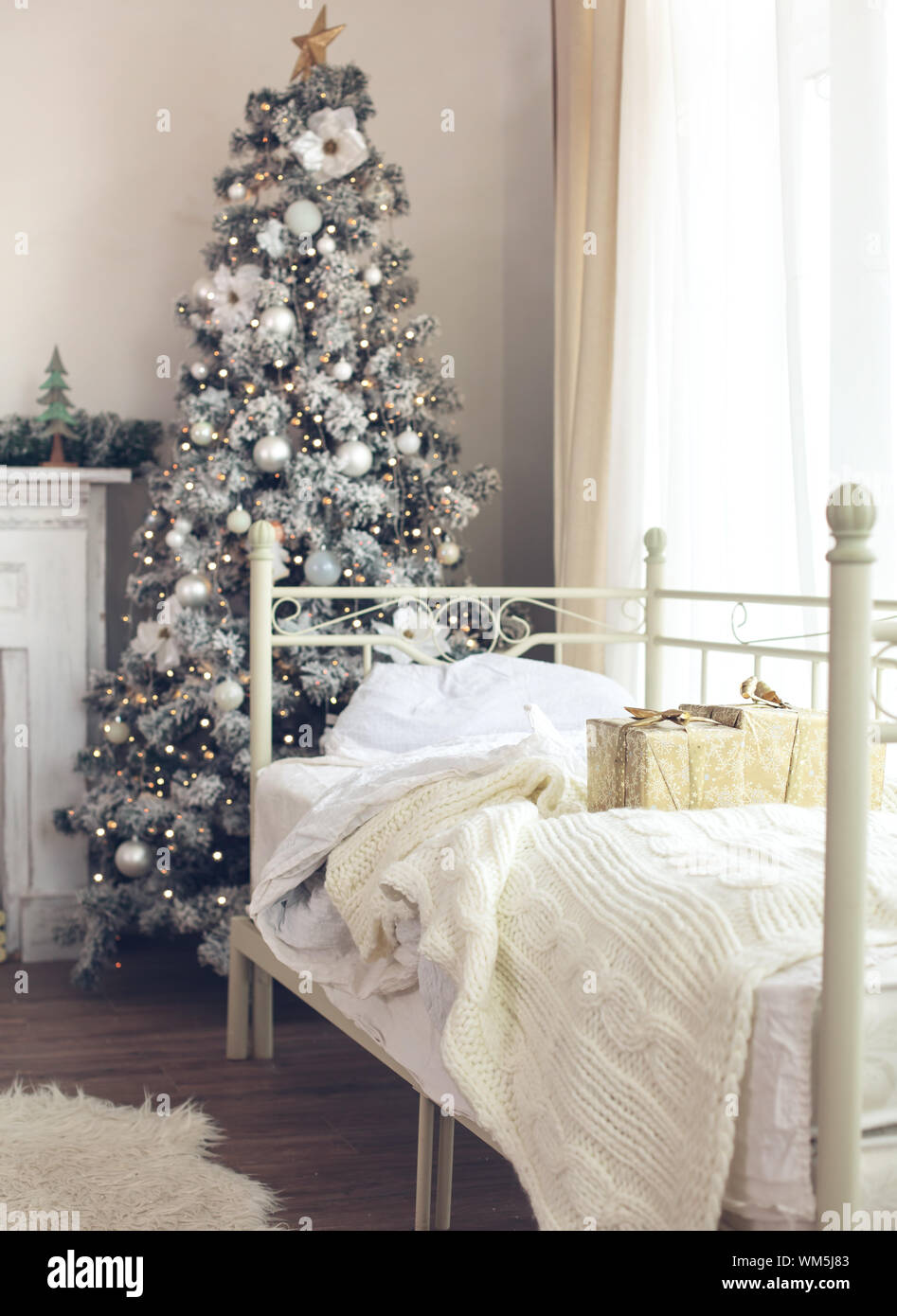 Le matin de Noël Banque D'Images