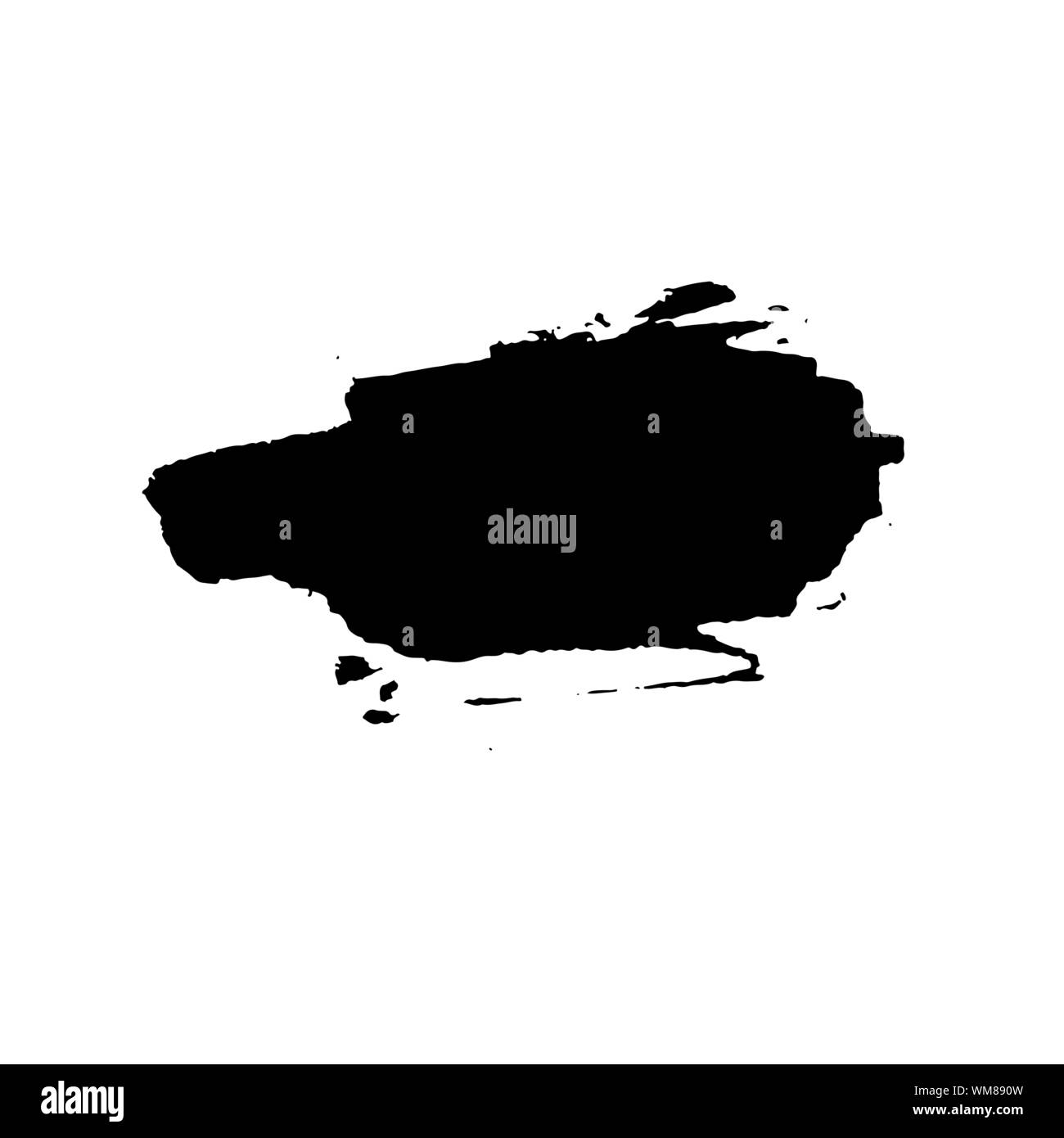 Grunge brush arrière-plan. Peinture de l'affiche de la bannière. Vector grunge texture. Illustration de Vecteur