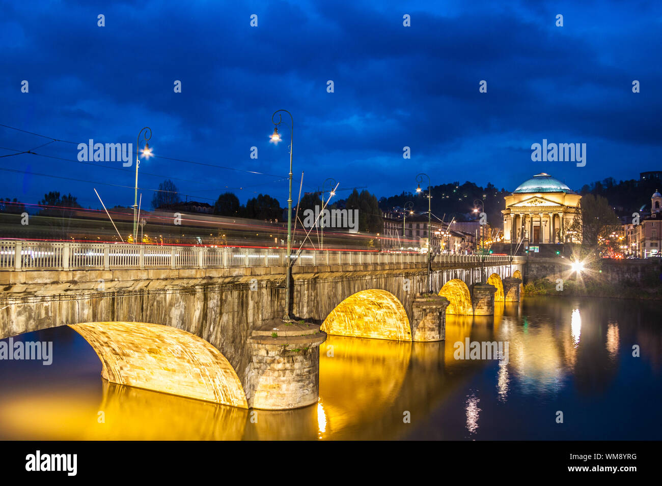 Panorama de Turin, Italie. Banque D'Images