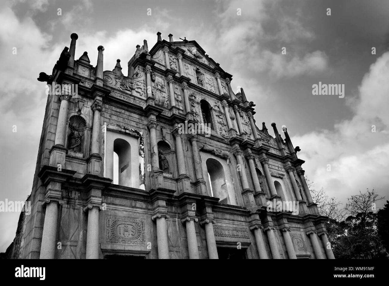 Ruines de Saint-Paul's à Macau (Église de Sao Paulo) Banque D'Images