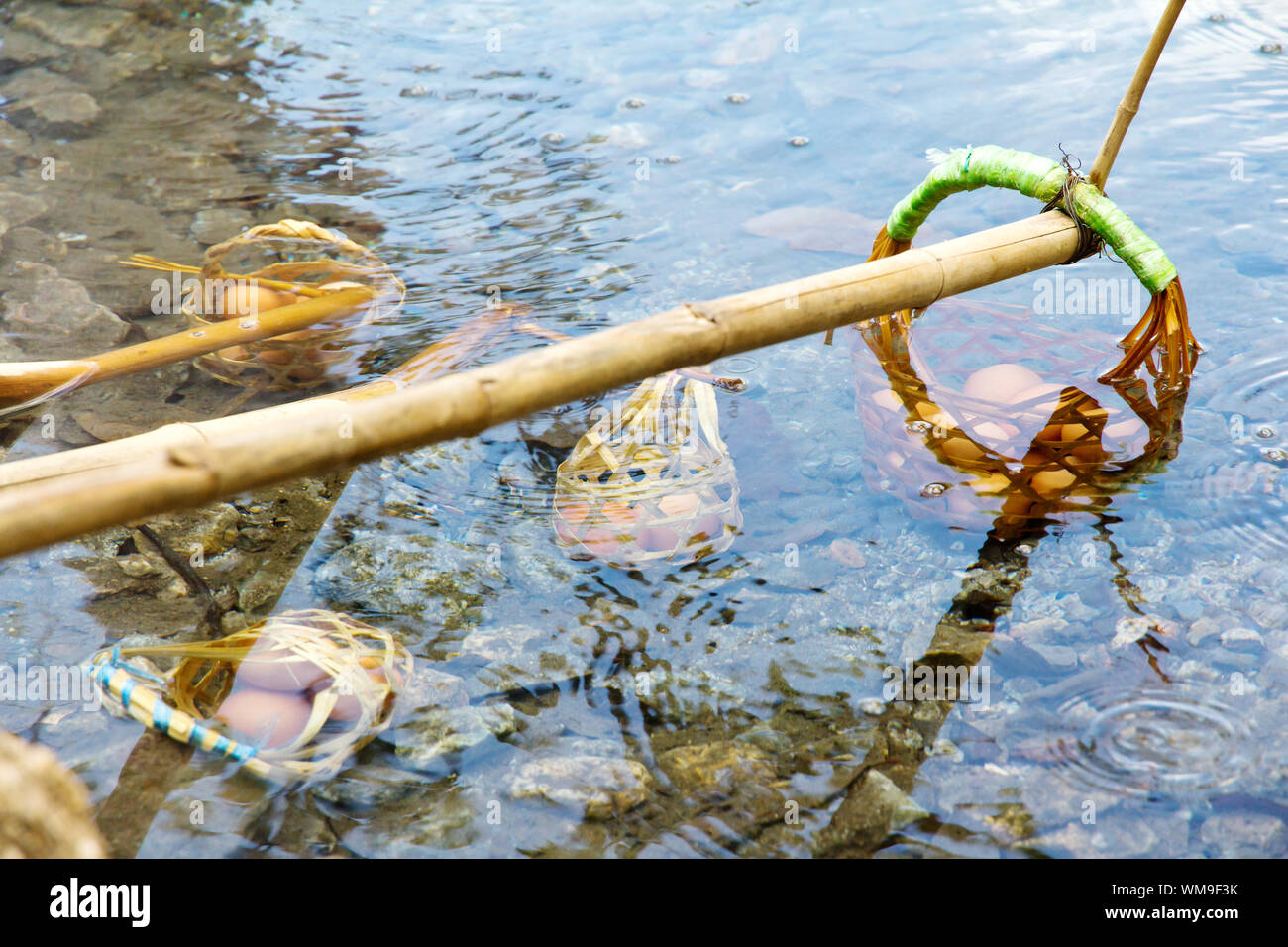 Oeuf bouilli Banque D'Images