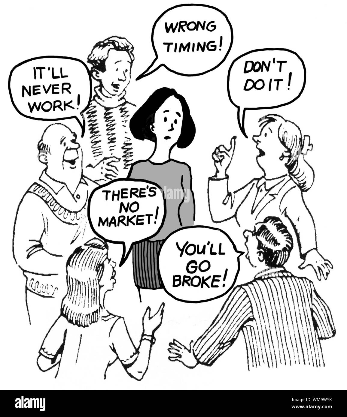 Femme entrepreneur Banque D'Images