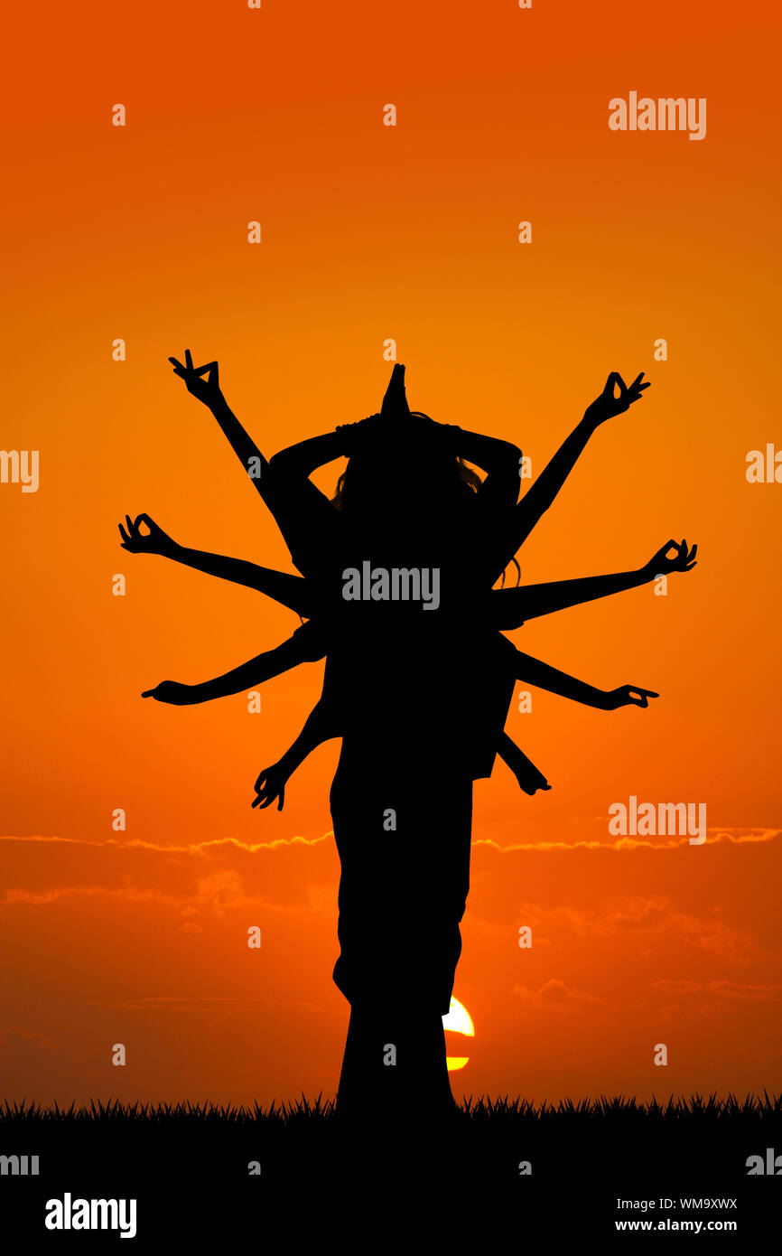 Danse indienne Banque D'Images