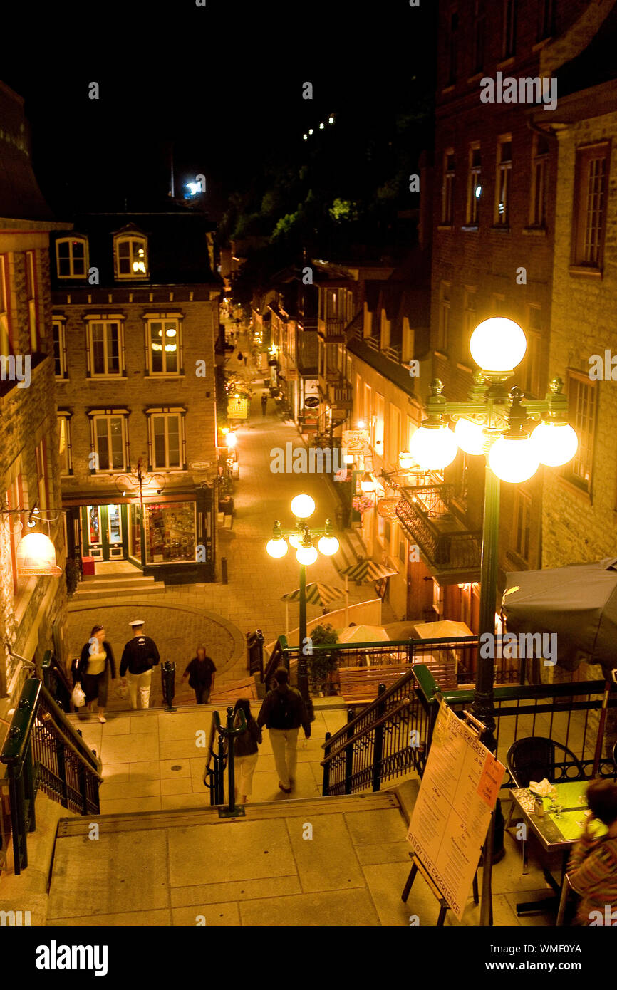 La VILLE DE QUÉBEC, CANADA Banque D'Images