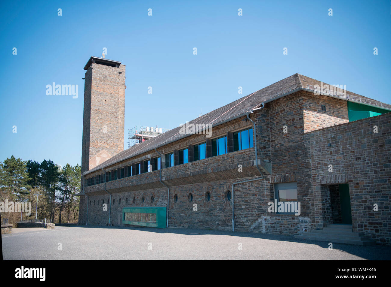 Ancien NS Ordensburg Vogelsang, Parc National de l'Eifel, Nordrhein-Westfalen, Germany, Europe Banque D'Images