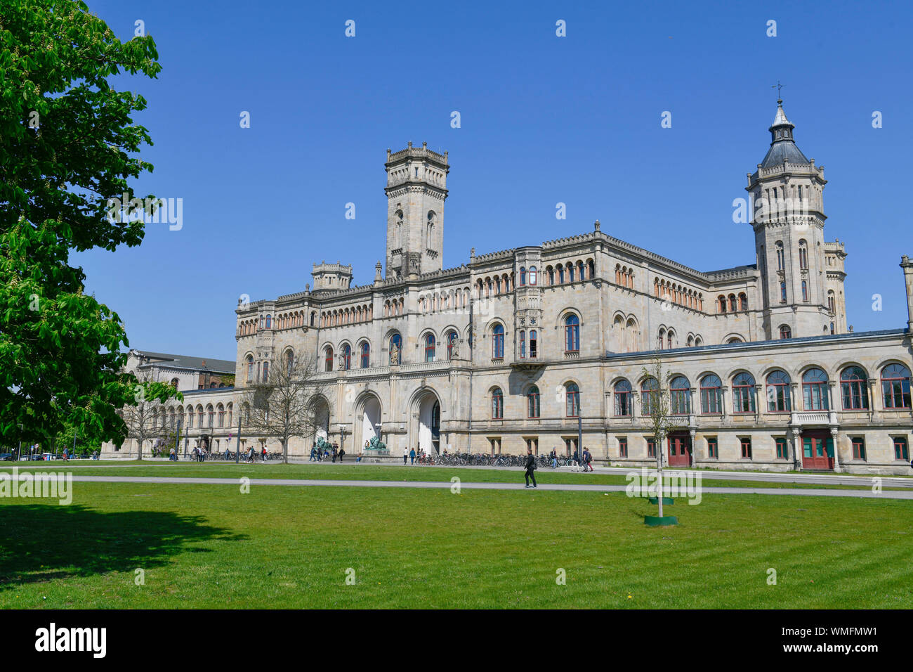 Gottfried Wilhelm Leibniz Universität Hannover, Hauptgebaeude, Welfengarten, Hanovre, Allemagne, Deutschland Banque D'Images