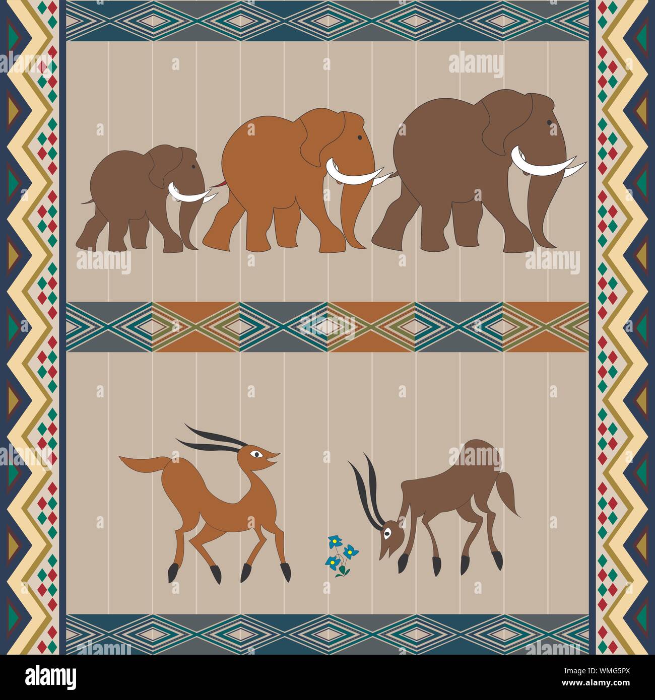 La conception d'arrière-plan de l'Afrique Illustration de Vecteur