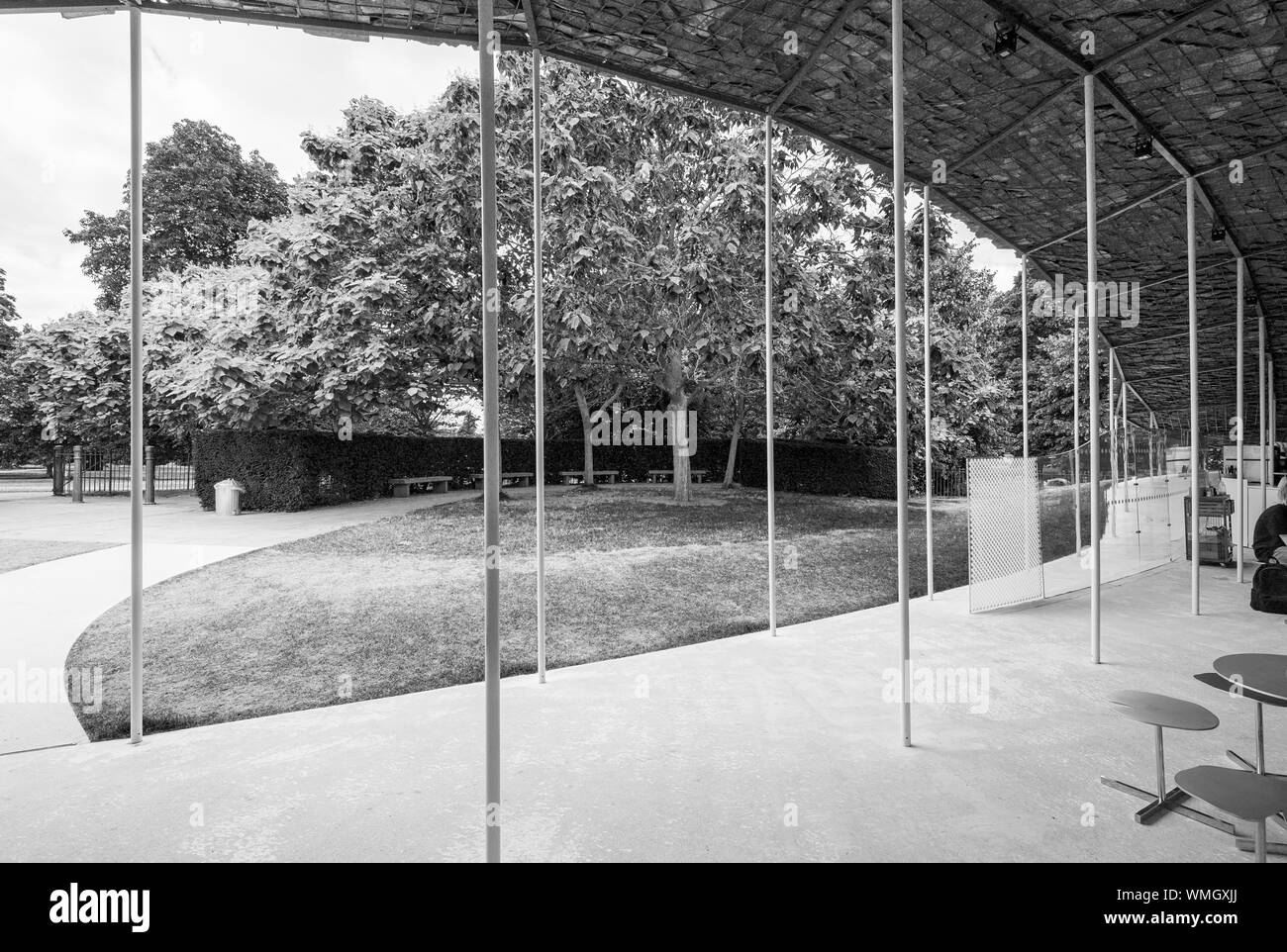 La serpentine Pavilion 2019, conçu par Junya Ishigami Banque D'Images