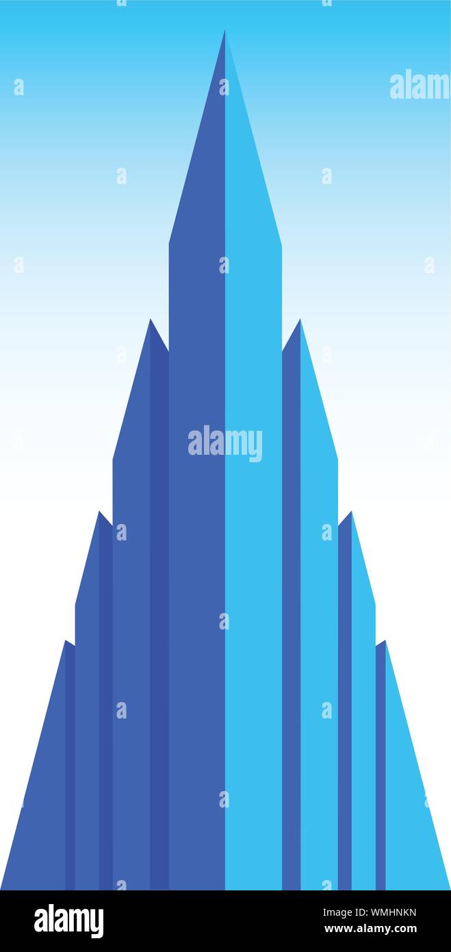 Immeuble de bureaux Illustration de Vecteur