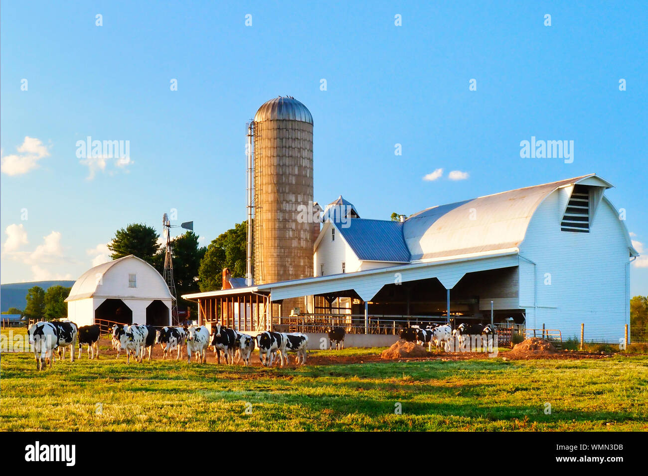 Ferme mennonite, Dayton, vallée de Shenandoah, en Virginie, USA Banque D'Images