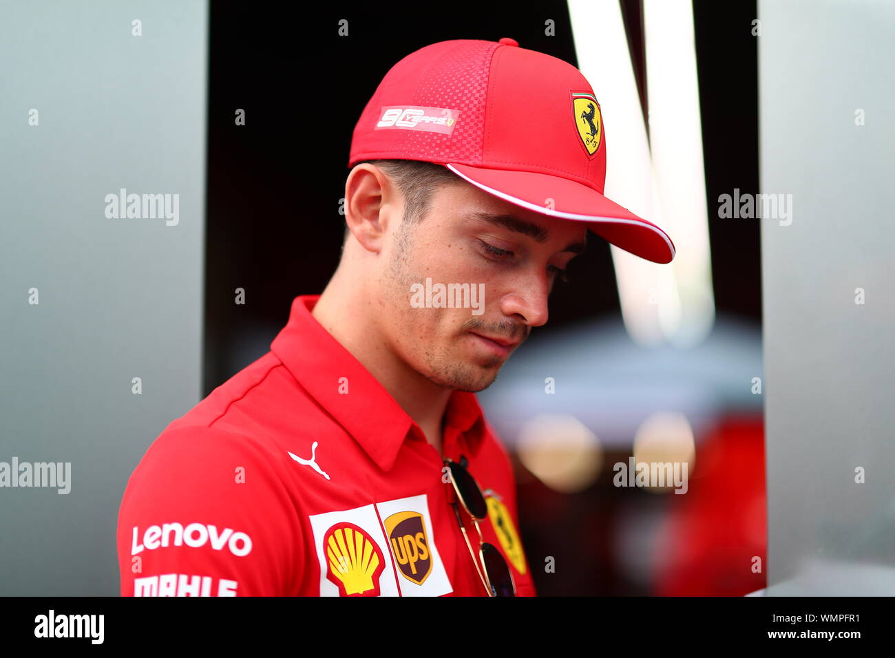 Monza, Italie. 05 Sep, 2019. # 16 Charles Leclerc, Scuderia Ferrari. GP italien de Monza, 5-8 septembre 2019 : Crédit Photo Agency indépendante/Alamy Live News Banque D'Images