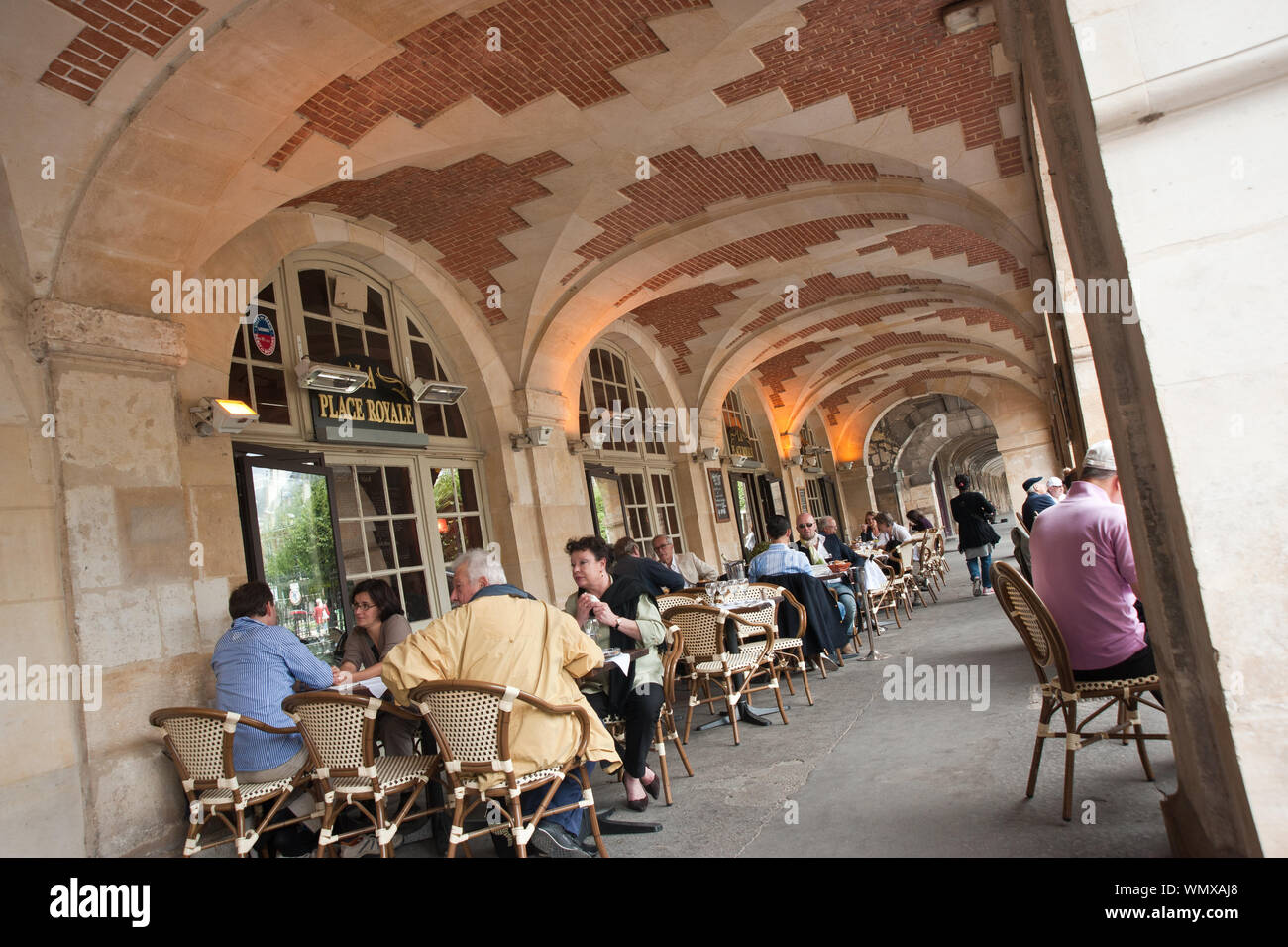 Paris, Place des Vosges Banque D'Images