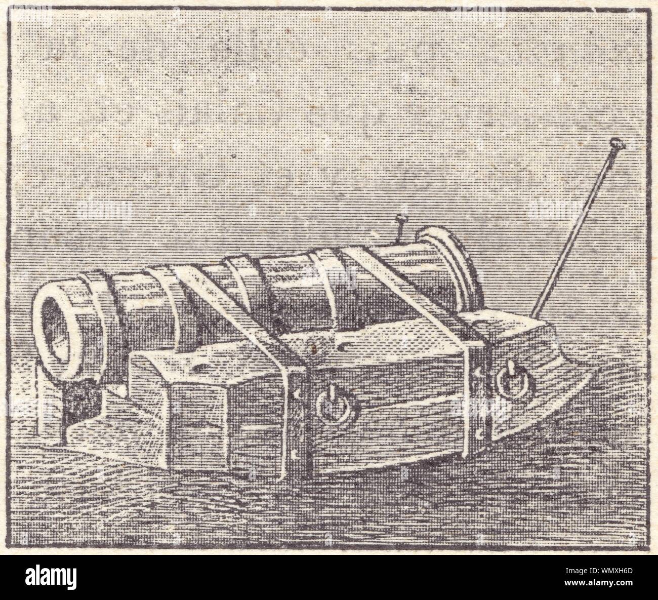 Bombarde. Musée de l'Armée, d'après une reconstitution de Viollet-le-Duc Banque D'Images