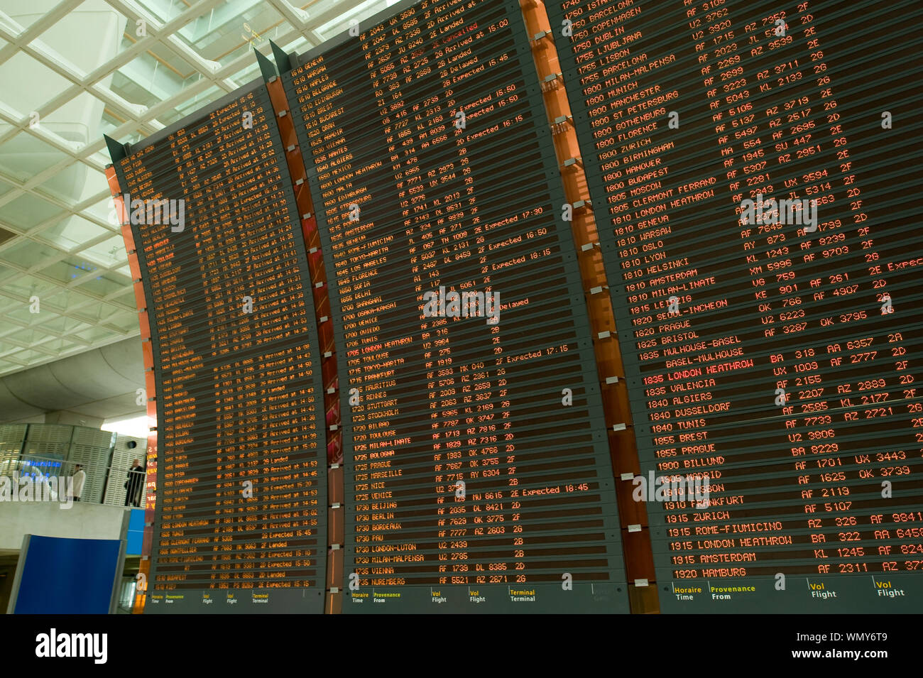 Paris, l'aéroport Charles-de-Gaulle - Paris, Aéroport Charles-de-Gaulle Banque D'Images