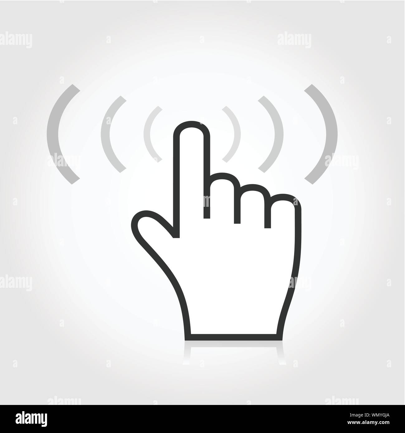 Index de la main Illustration de Vecteur