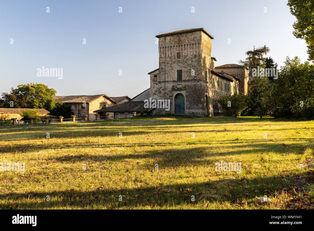 Ancien hôtel particulier, Castello di Panocchia, Panocchia, Province de Parme, Emilie-Romagne, Italie Banque D'Images