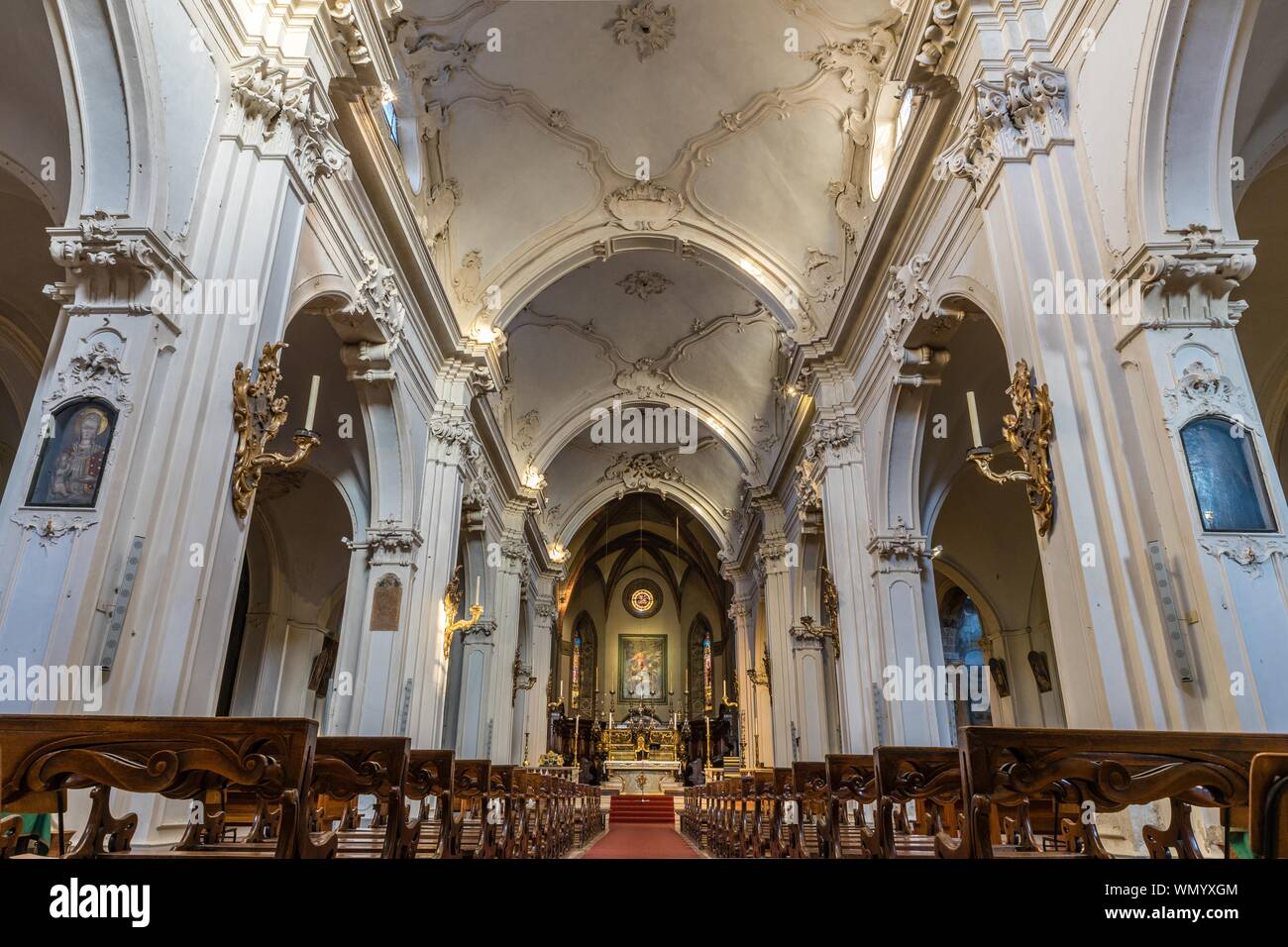 Église de San Bartolomeo, Verdi à Busseto, Memorial, Province de Parme, Emilie-Romagne, Italie Banque D'Images