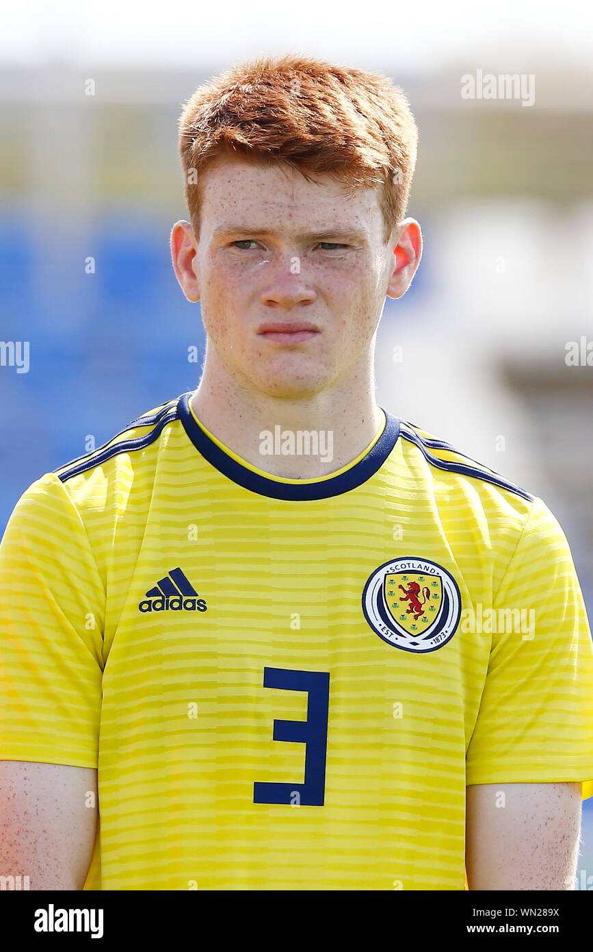 San Pedro del Pinatar, Espagne. 12Th Mar, 2019. Luke Robinson (SCO) Football/soccer : moins de 18 ans du match amical entre l'Ecosse 1-1 U18 U18 Le Japon à la Pinatar Arena à San Pedro del Pinatar, Espagne . Credit : Mutsu Kawamori/AFLO/Alamy Live News Banque D'Images