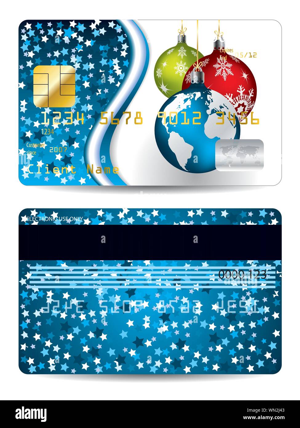 La conception de l'édition de carte de crédit Illustration de Vecteur