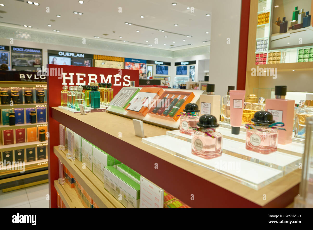 Dubaï, Émirats arabes unis circa 2019, janvier parfums sur l