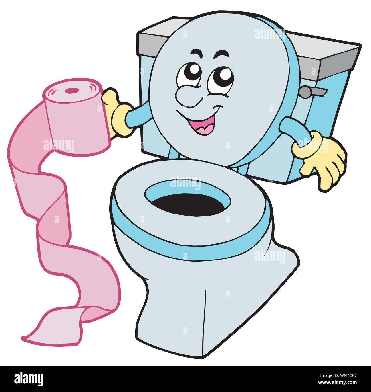 Cartoon toilettes Illustration de Vecteur