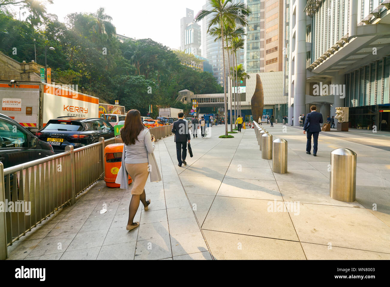 HONG KONG, CHINE - circa 2019, janvier : Hong Kong dans la journée. Banque D'Images