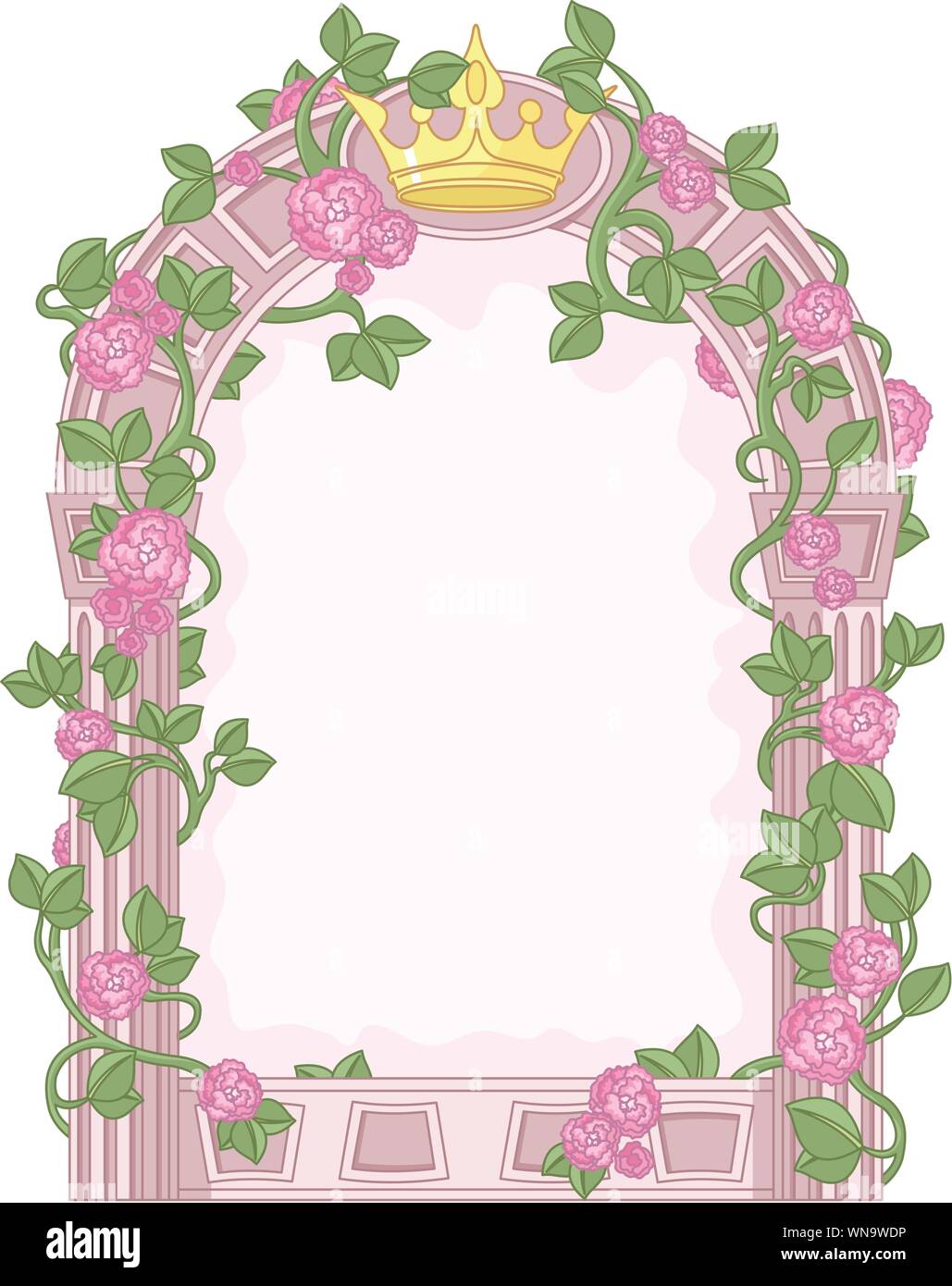 Cadre de conte de fées Illustration de Vecteur