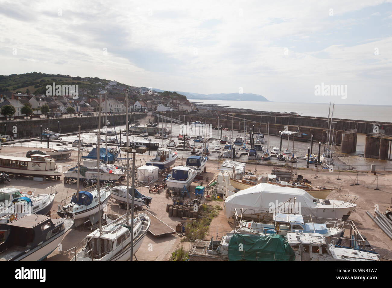Watchet, Port Banque D'Images