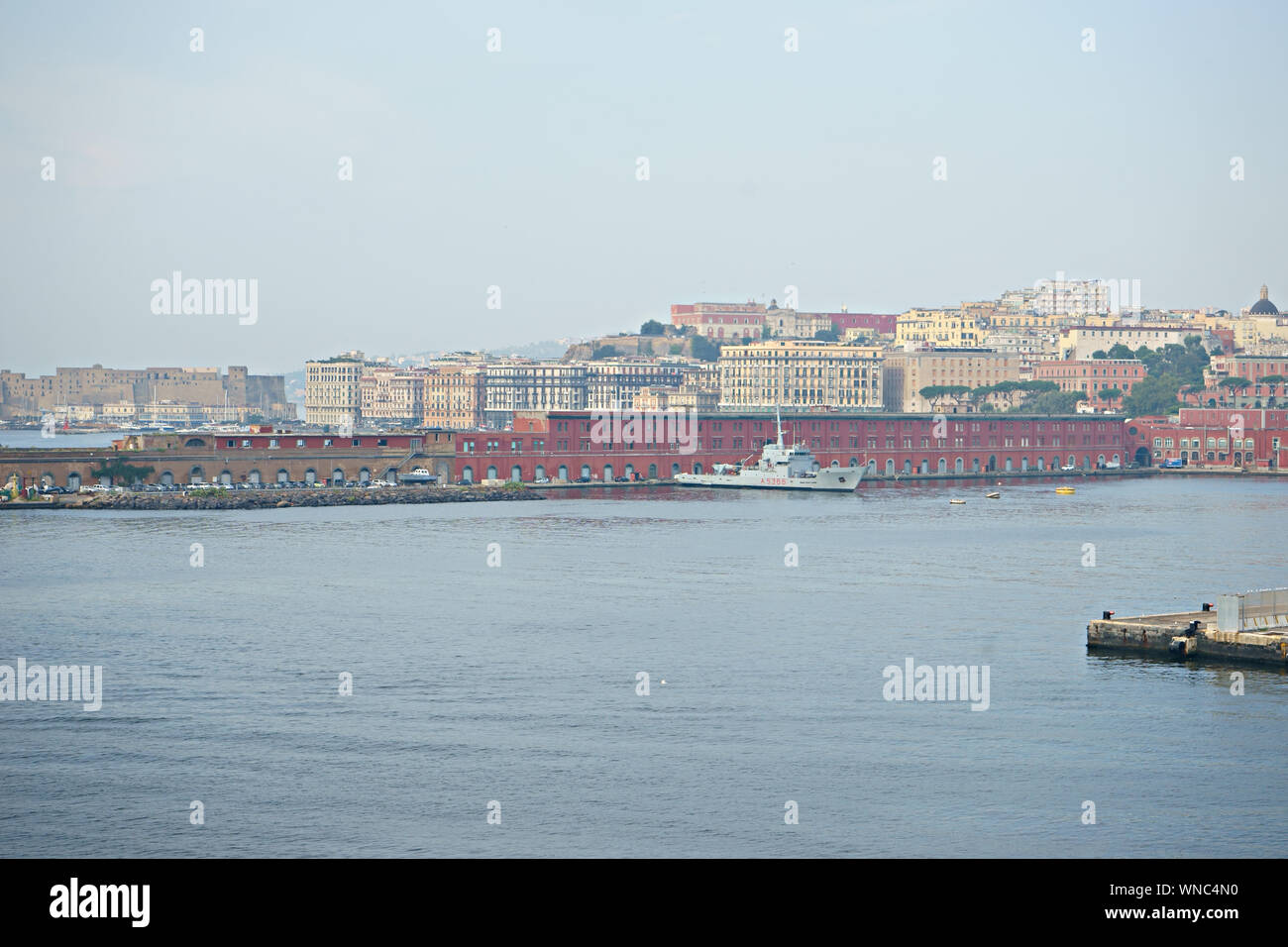Port de Naples, Italie Banque D'Images