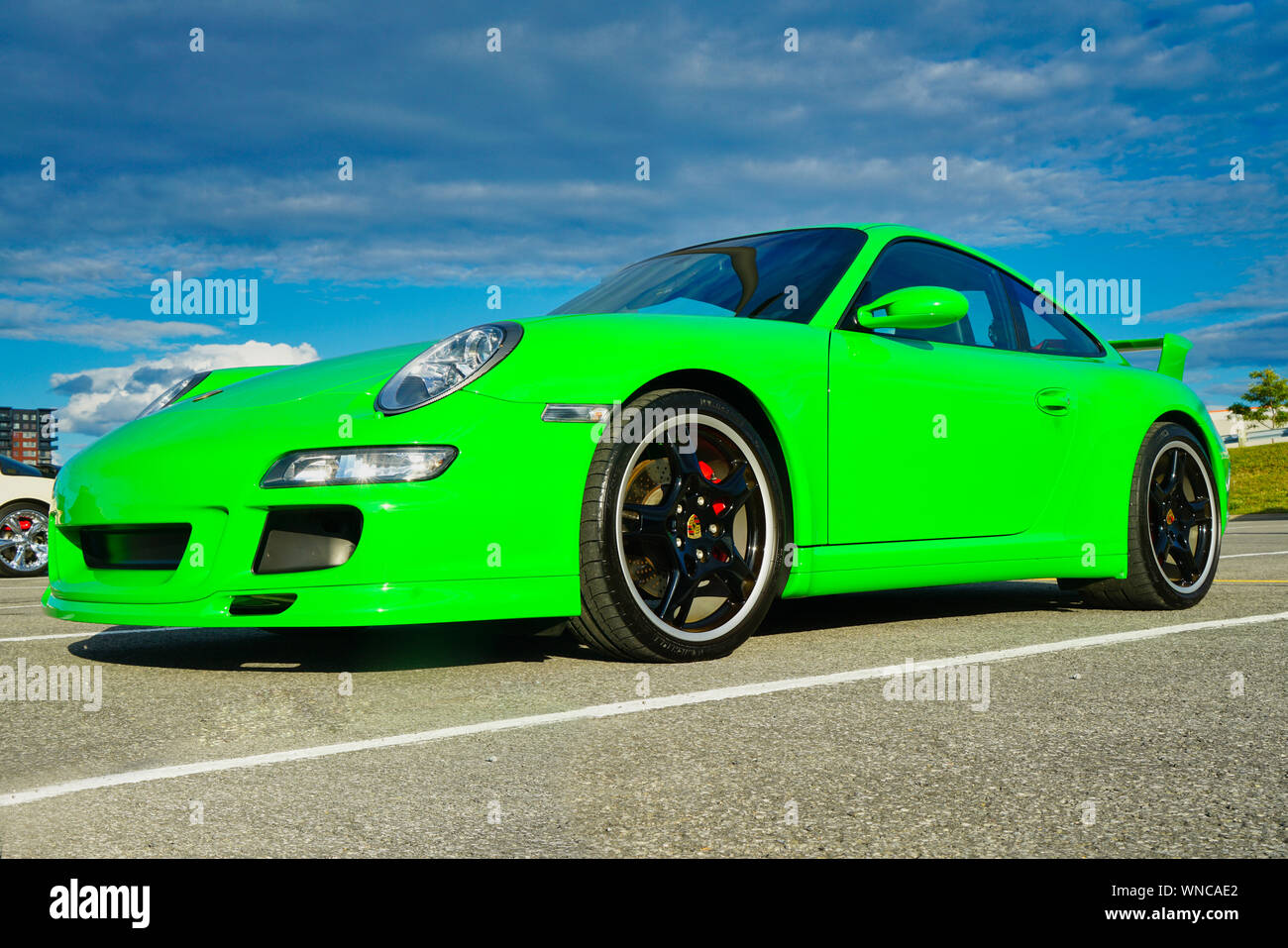 Laval,Québec,Canada,Août 30,2019.Porsche 911 à une exposition de voiture à Laval,Québec,Canada.Credit:Mario Beauregard/Alamy News Banque D'Images