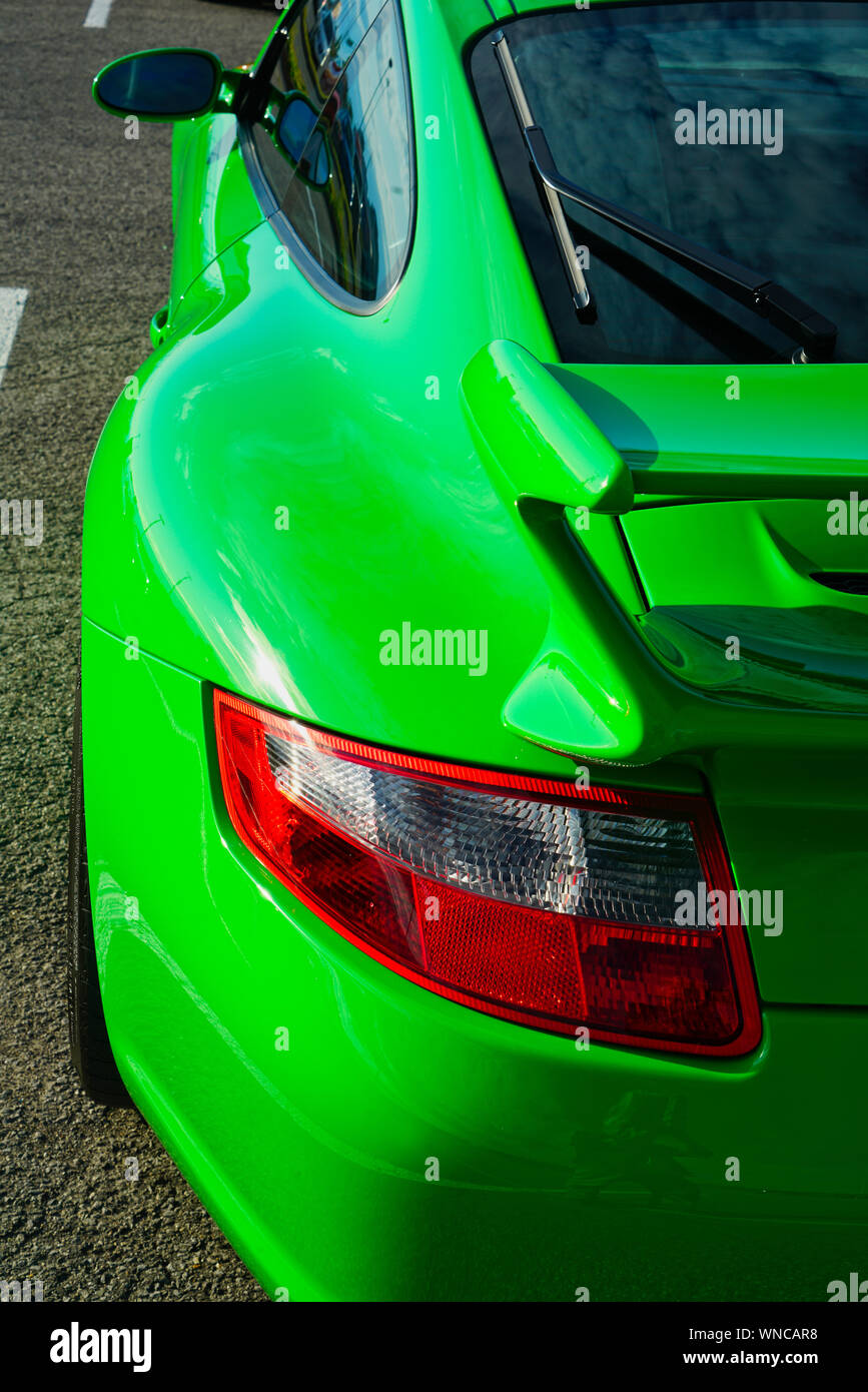 Laval,Québec,Canada,Août 30,2019.Porsche 911 à une exposition de voiture à Laval,Québec,Canada.Credit:Mario Beauregard/Alamy News Banque D'Images