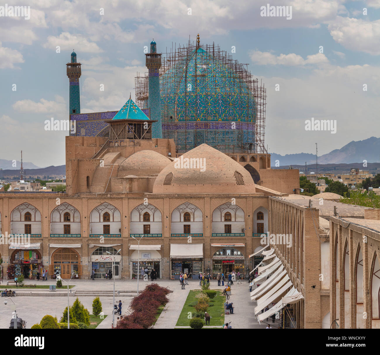 La mosquée du Shah, à Naghsh-e Jahan Square, Ispahan, Isfahan, Iran Province Banque D'Images