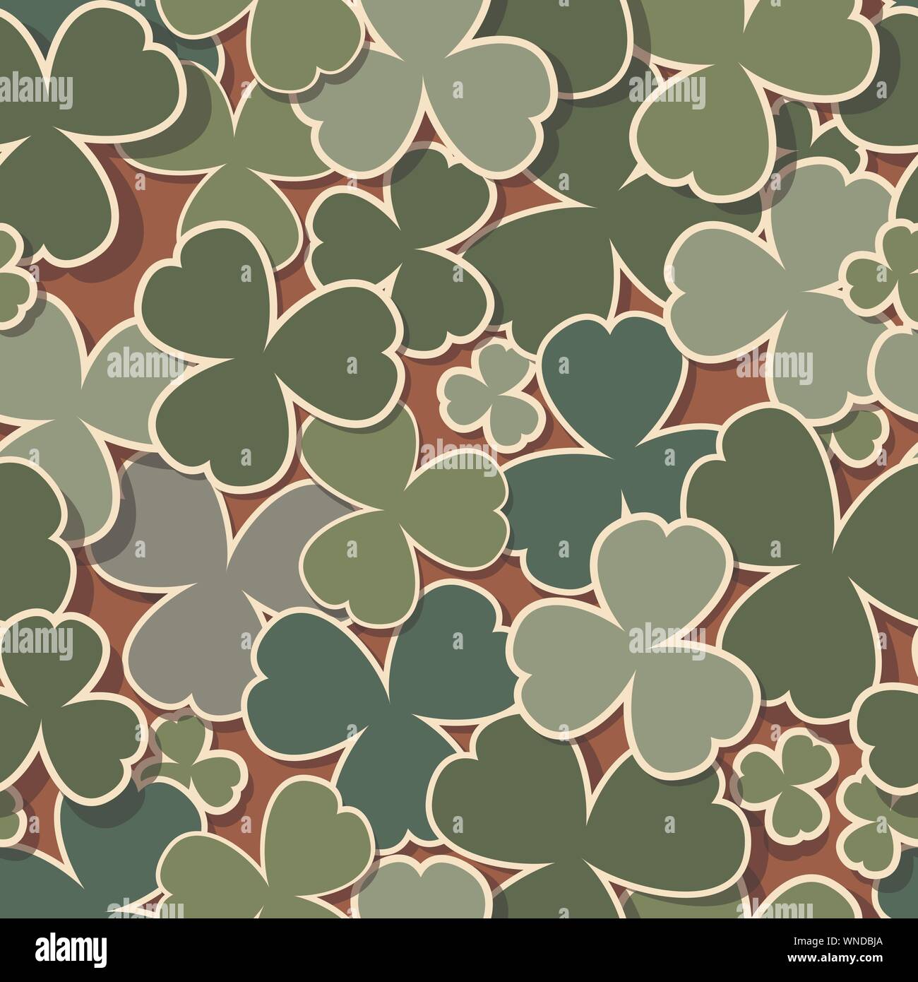 Fond vert pour la Saint-Patrick Illustration de Vecteur