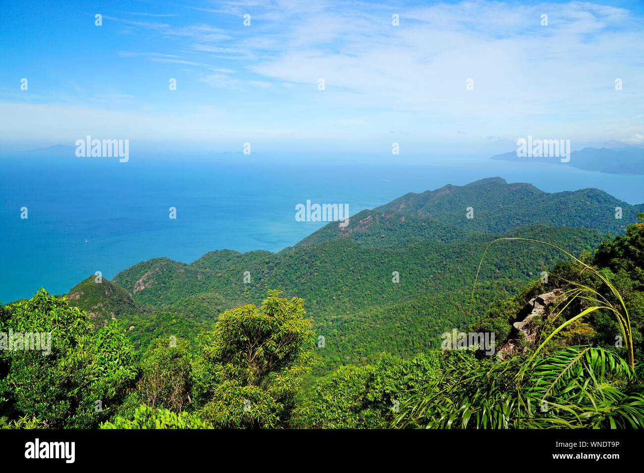 Vue panoramique sur les îles d'Andaman Banque D'Images