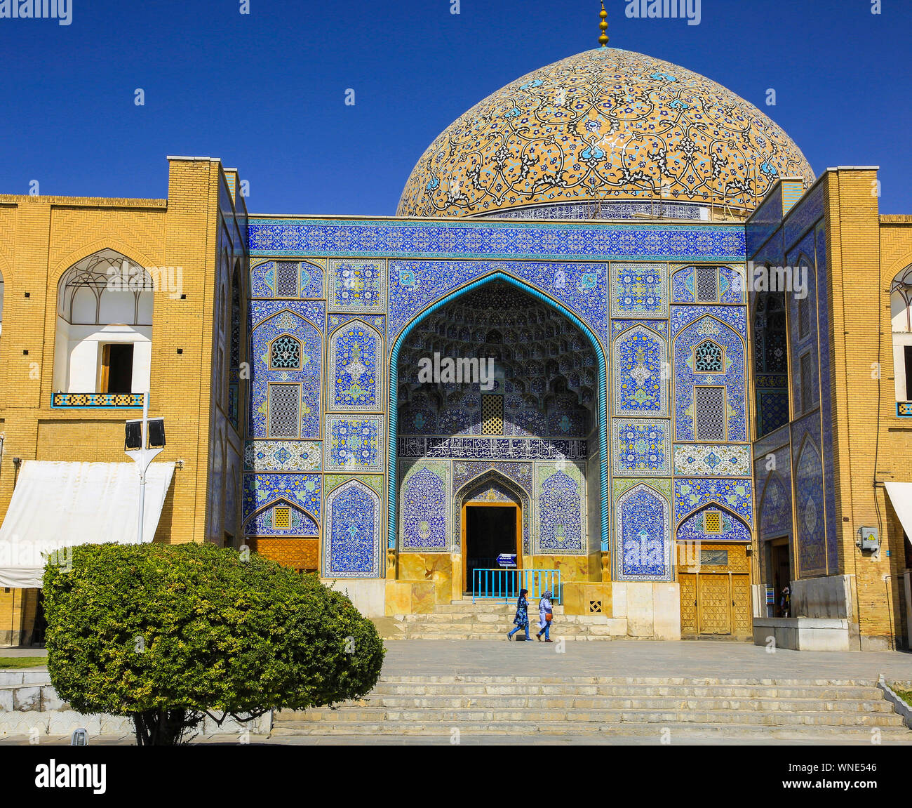 Façade de la mosquée. Banque D'Images