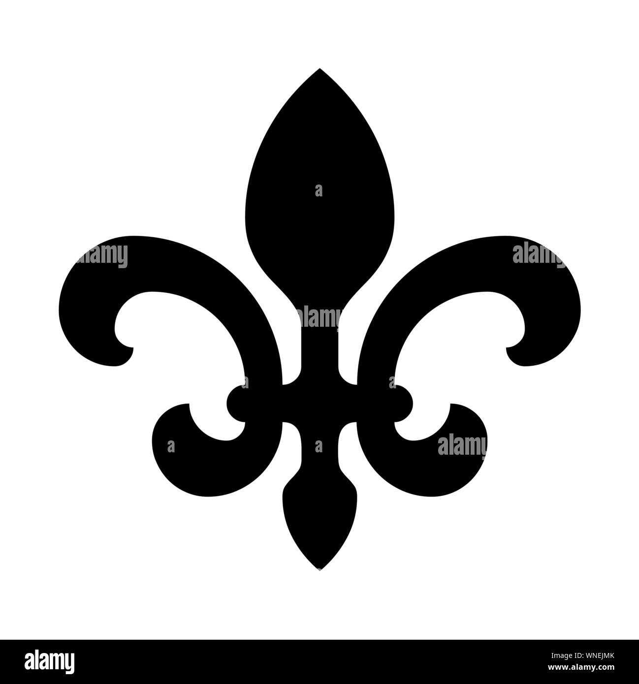 Logo fleur de lys heraldique Banque de photographies et d’images à haute résolution Alamy