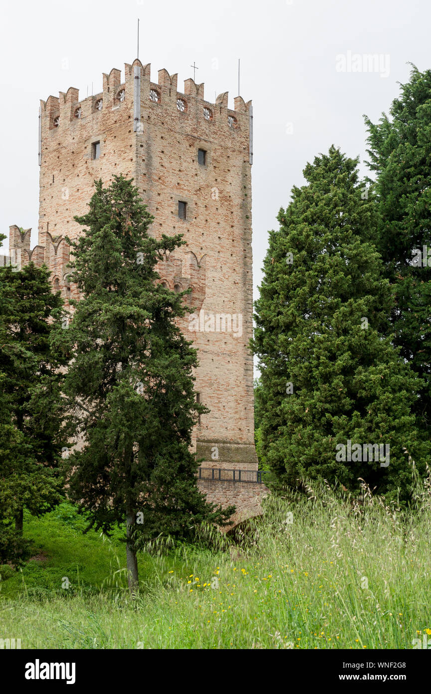 Château della Rancia, province de Macerata, Marches, Italie, Europe Banque D'Images
