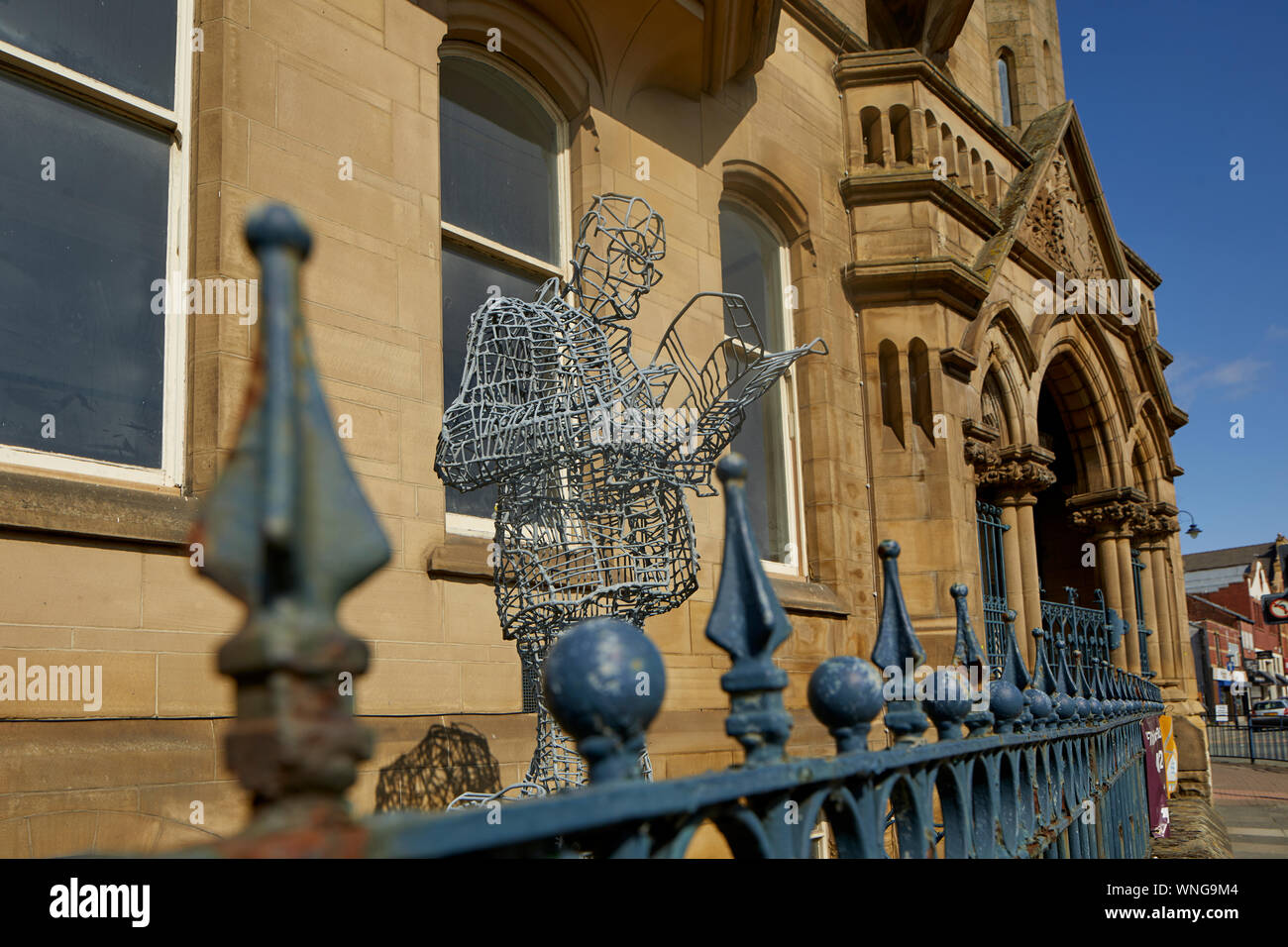 Tameside, musées, galeries d'art. Tameside Central Library Old Street, Ashton-under-Lyne Banque D'Images