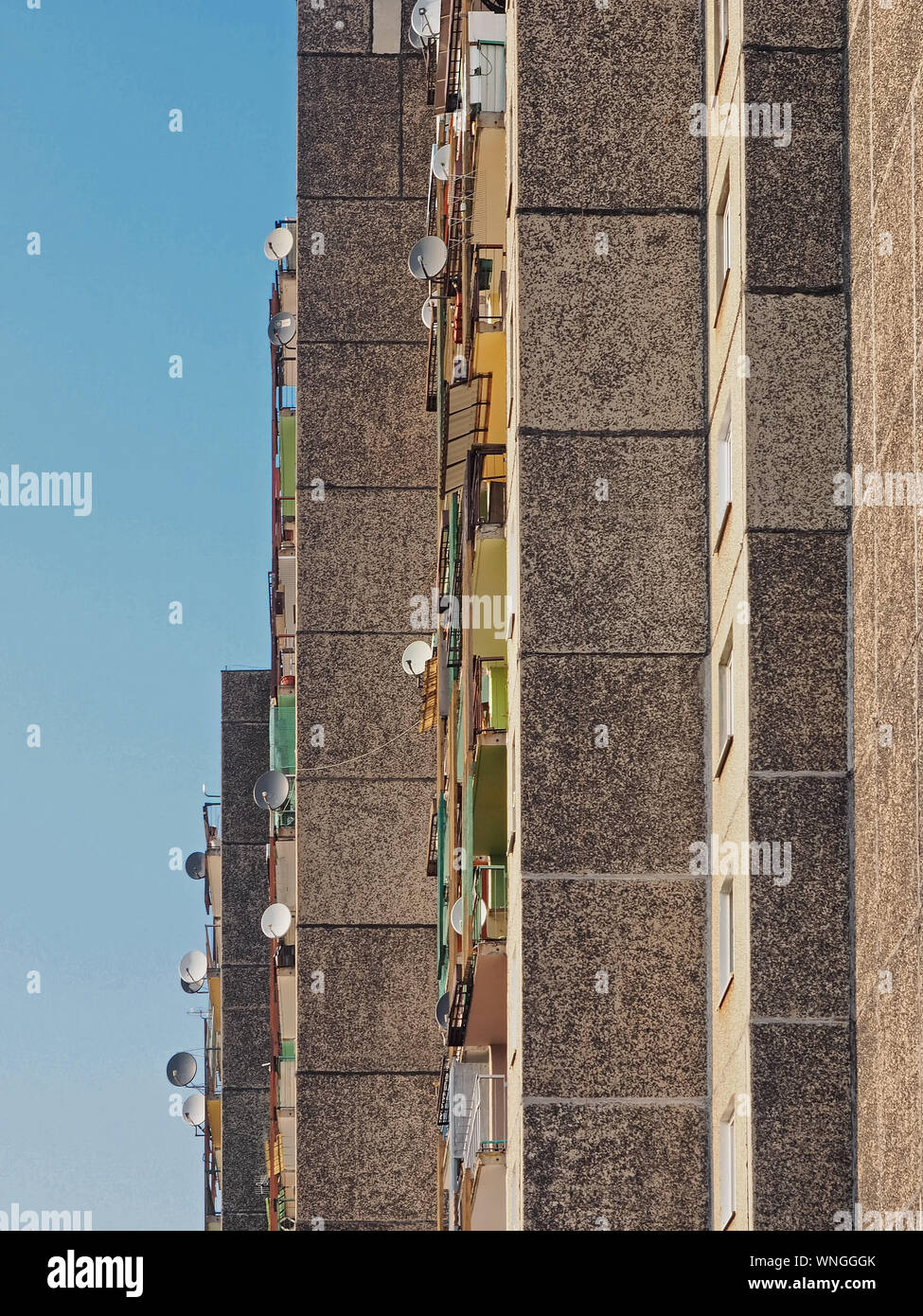 Apartment Building in Wrocław, Pologne Banque D'Images