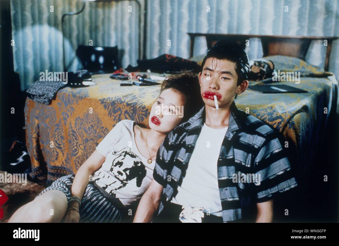 Mystery Train Segment : Loin de Yokohama Année : 1989 USA / Japon Réalisateur : Jim Jarmusch Yuki Kudo, Masatoshi Nagase, Photo : Sukita Banque D'Images