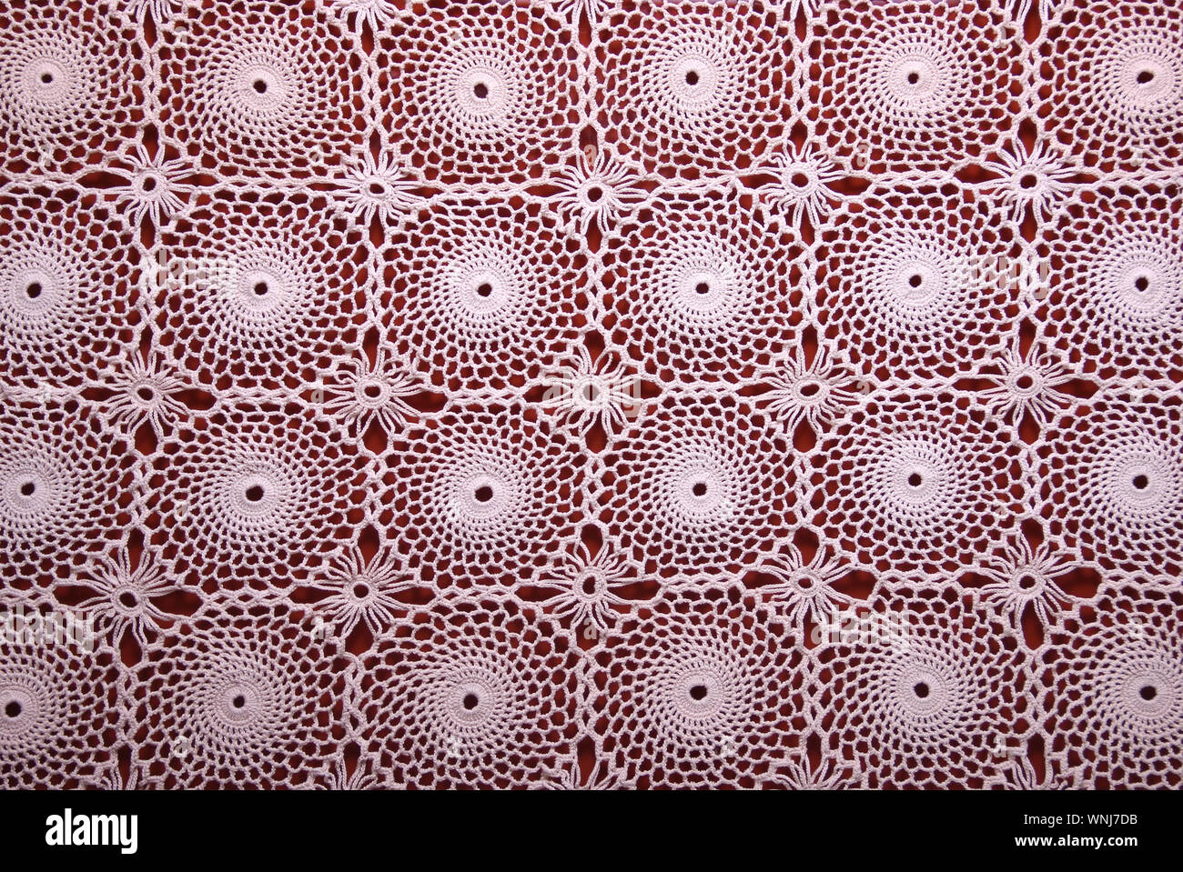Nappe en dentelle Décoration Vintage Retro Banque D'Images