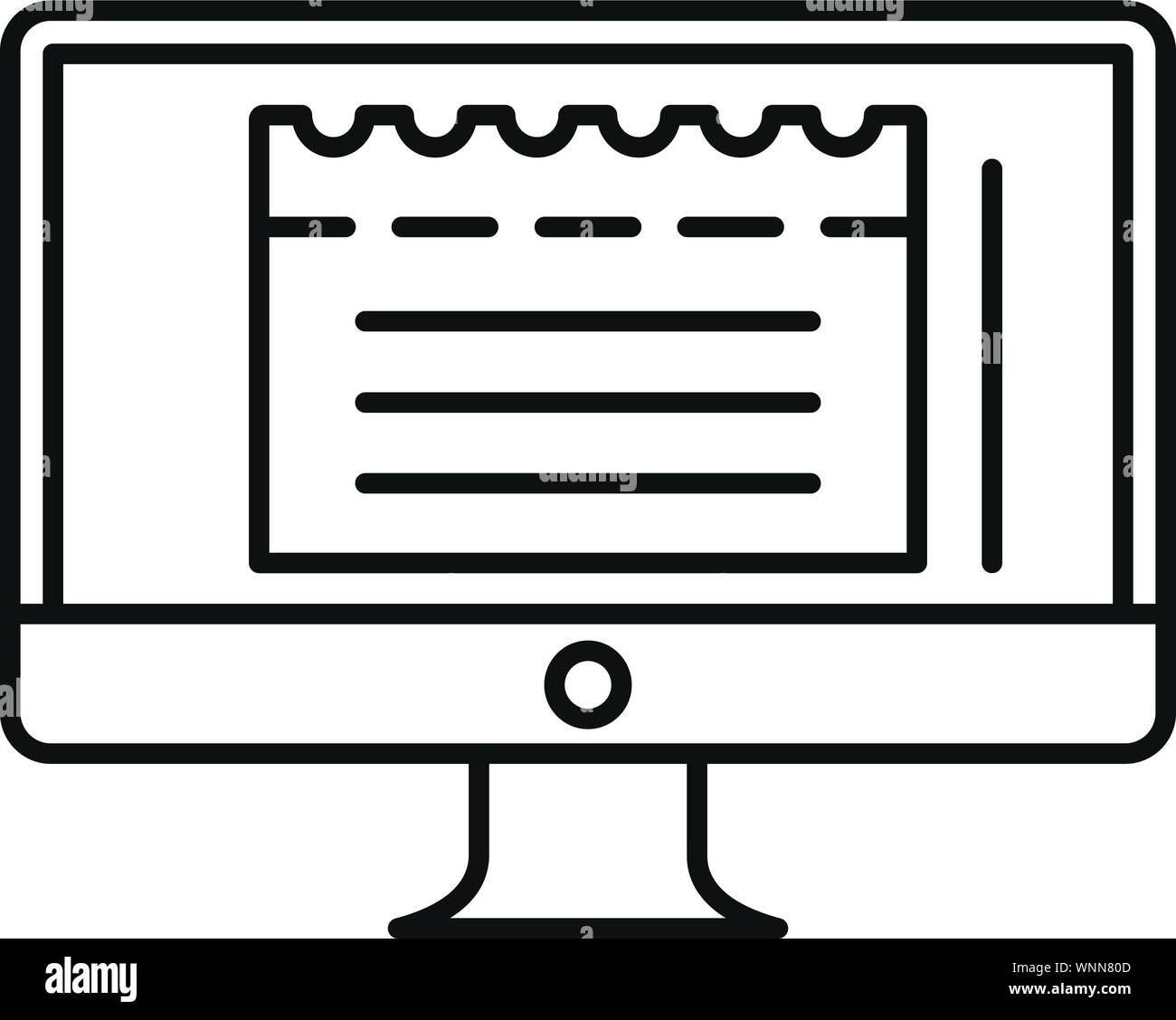 L'icône de réception de l'argent sur le Web. La réception de l'argent web aperçu l'icône vecteur pour la conception web isolé sur fond blanc Illustration de Vecteur