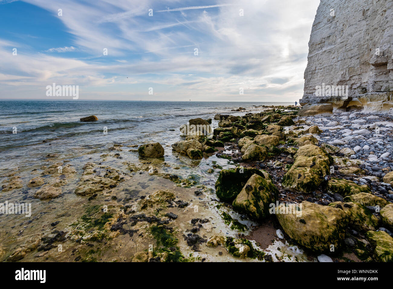 Espérons que Gap, Parc National des South Downs, Sussex, Angleterre Banque D'Images