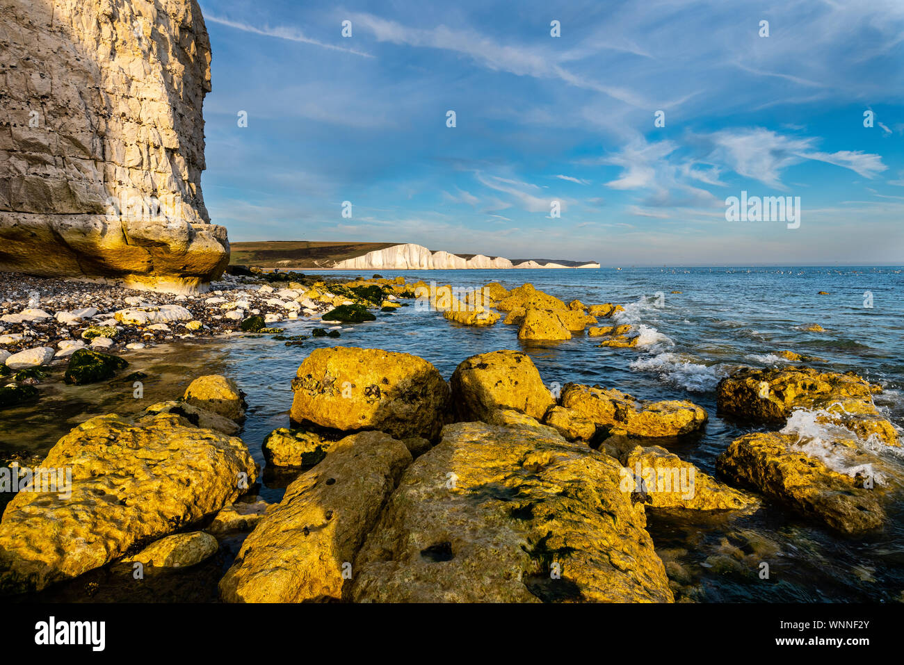 Espérons que Gap, Parc National des South Downs, Sussex, Angleterre Banque D'Images