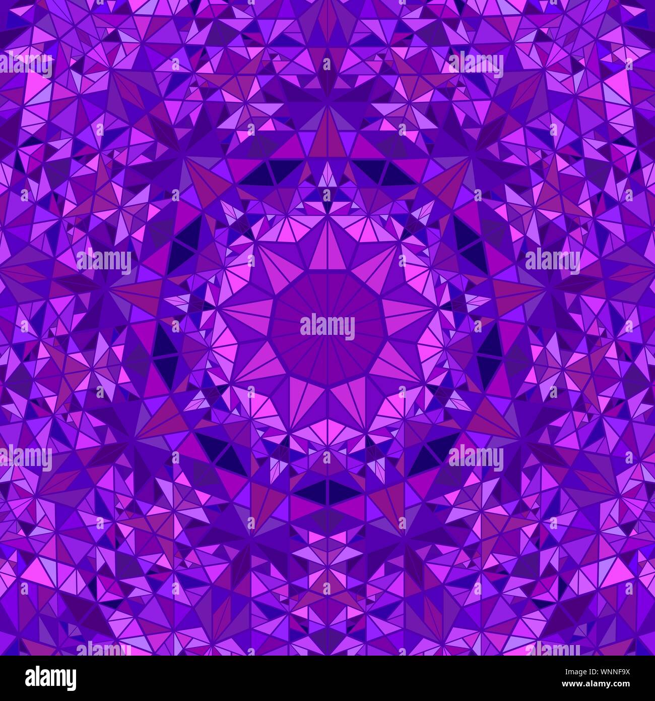 Contexte - mosaïque dynamique géométrique circulaire hypnotique vecteur conception colorée à partir de polygones triangle Illustration de Vecteur