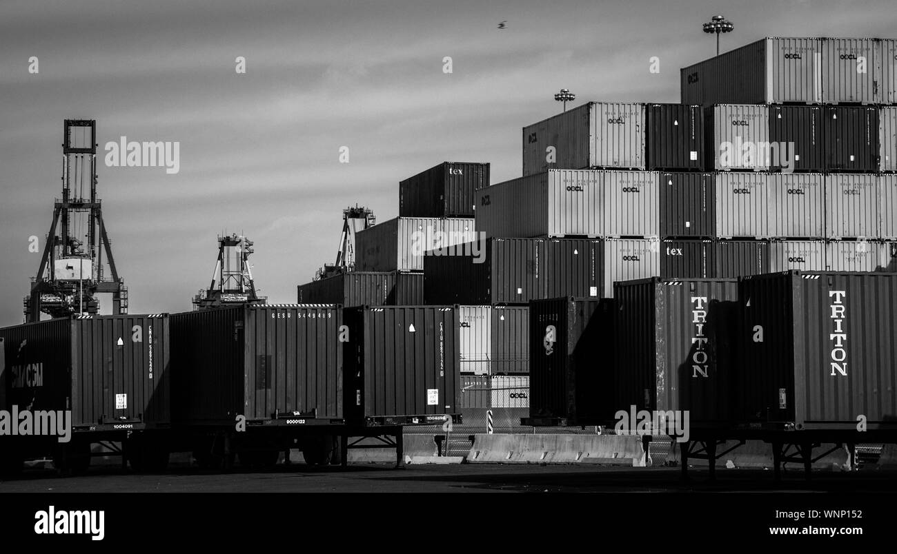 Pièces de camionnage, Volvo Peterbilt Banque D'Images