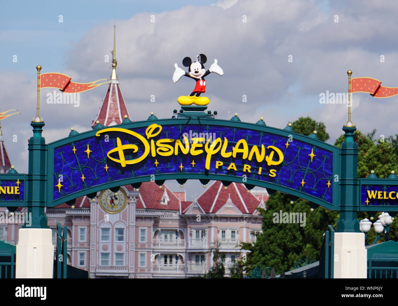 Disneyland Paris en septembre 2019 Banque D'Images