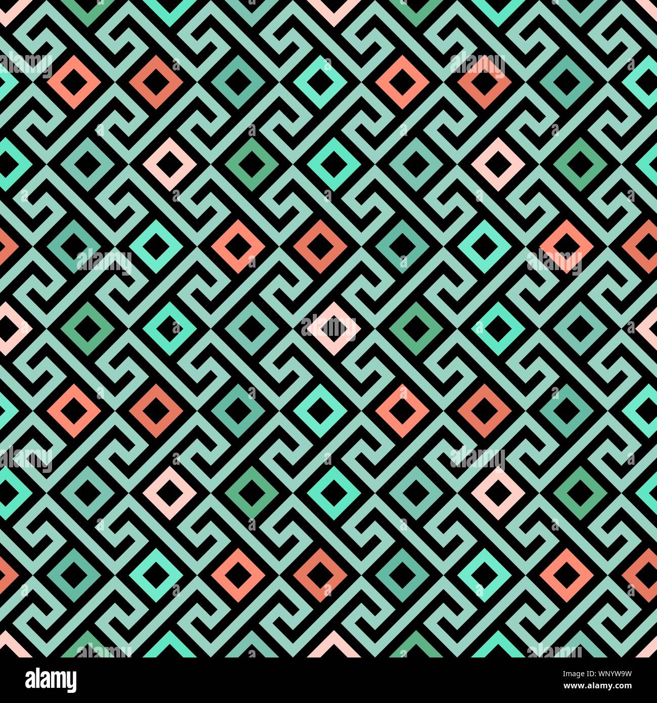 Seamless vector ornement Grec, Meander Illustration de Vecteur