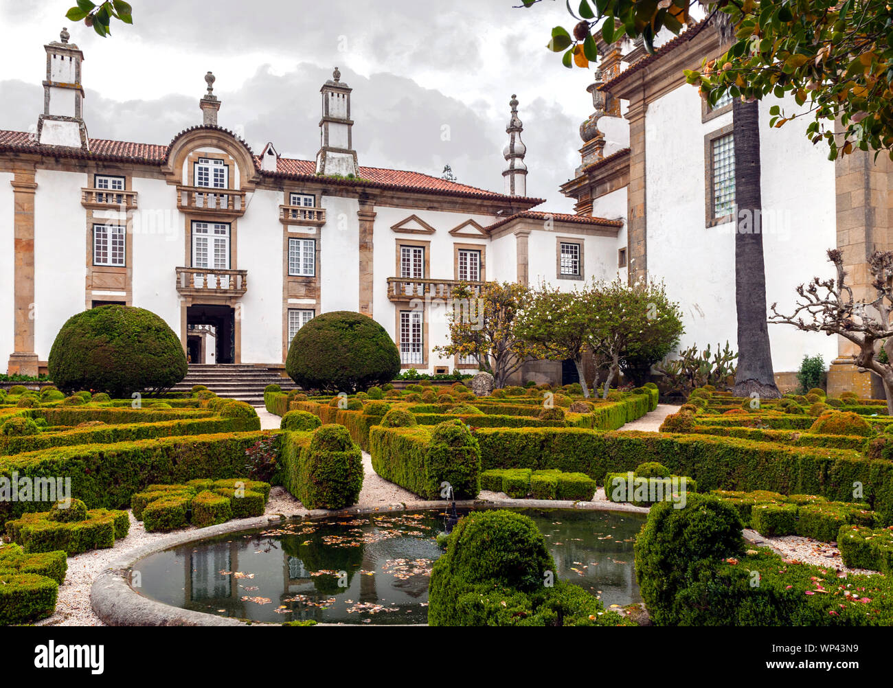 Visite du palais de Mateus à Vila Real, Portugal Banque D'Images