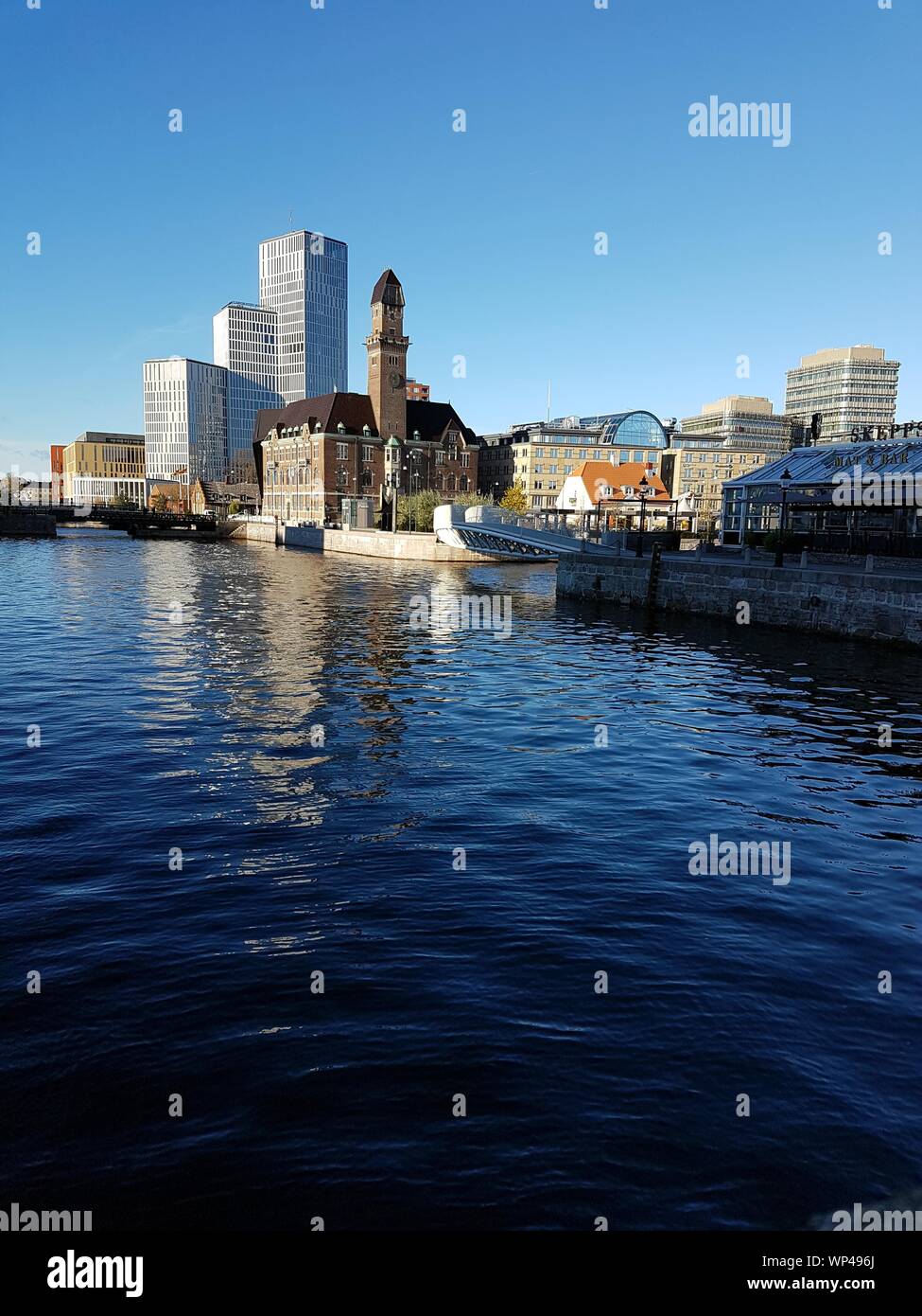 Le centre moderne et le centre historique de la ville.Malmo, Suède, Europe, 22 juin 2019 Banque D'Images